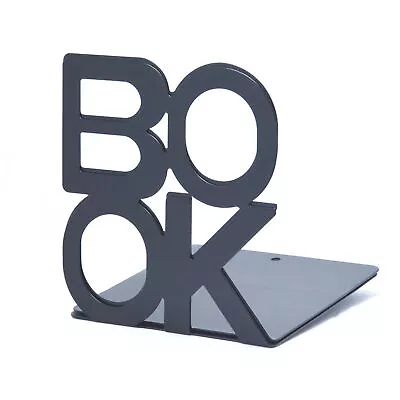 Metal Bookends  Decorative Book Ends Support 4.9 X 5.1 X 5.5 Inch S1Z7 • £10.94