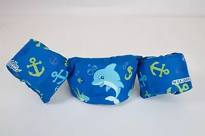 Stearns Puddle Jumper Kids Life Jacket Flotation Device Blue Swimming 30-50 LB • $8.95