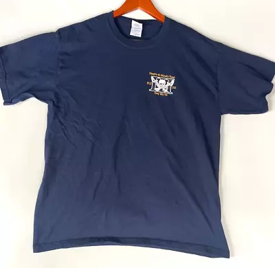 Vintage Heart's & Minds's Tour PLT 311 Iraq 08/09 USN EOD Blue T Shirt Size L • $15