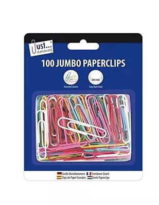 Tallon Jumbo Paper Clips - 100Pk • £1.83