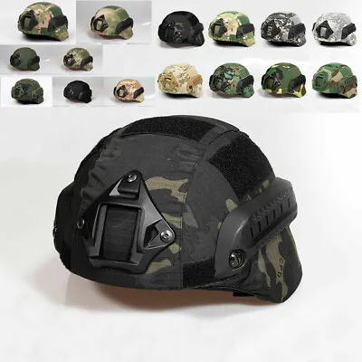 Tactical Hunting Camouflage Helmet Cover Camo Cloth Skin For MICH2000 Helmet • $11.57