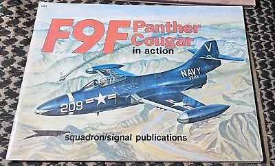 F9f Panther Cougar In Action Reader Copy Squadron/signal #51 • $14.95