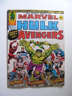 Mighty World Of Marvel No 200 Date 28 July 1976 Uk Marvel • £10