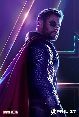 Marvel Print Poster Wall Decor  Avengers Infinity War  Film Chris Hemsworth Thor • $9.99