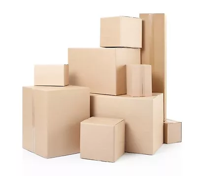 Brand New Single & Double Wall Cardboard Postal Boxes - Made From Recycled Paper • £10.98