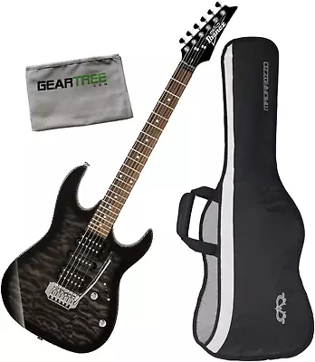 GRX70QATKS GIO RX Electric Guitar Transparent Black Sunburst W/Gig Bag A • $345.36