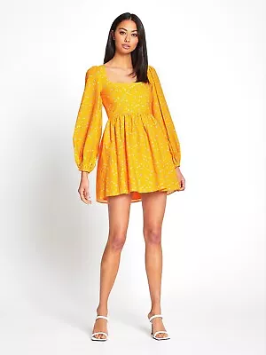 $108 • Buy Bnwt Alice Mccall Apricot Limonata Mini Dress - Size 6 Au/2 Us (rrp $295)