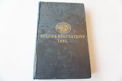 1891 North British Railway Company Original Rule Book Hardback  • £99.99