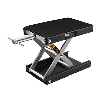 3.7-14 Inch Motorcycle Scissor Jack Motorcycle Lift 1100lb Capacity Wide Deck • $75.80