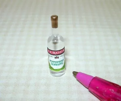 Miniature Single Liquor Bottle For The DOLLHOUSE Bar #21 1:12 Scale 1  Tall • $2.98