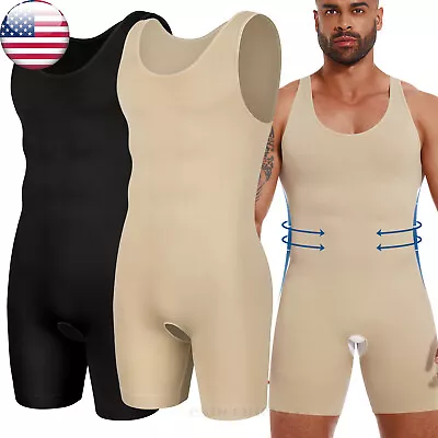 Fajas Colombianas Para Hombres Girdle Compression Men Slim Shapewear Bodysuit • $5.89