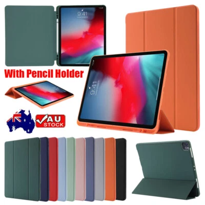 $10.49 • Buy For IPad 5/6/7/8/9/10th Gen Air Pro 2022 Smart Leather Case Stand Cover Pen Slot