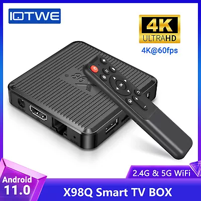 £32.39 • Buy X98Q Smart TV Box Android 11.1 5G WIFI 4K HD Quad Core Media Player HDMI 2023 UK