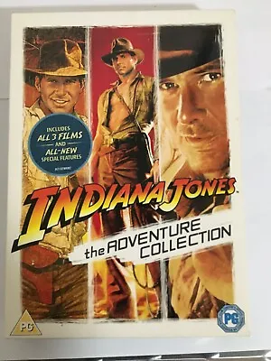 Indiana Jones: The Adventure Collection DVD Action (2008) Harrison Ford • £1.99