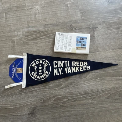 $24.50 • Buy 1939 World Series Cincinnati Reds New York Yankees Mitchell & Ness Pennant