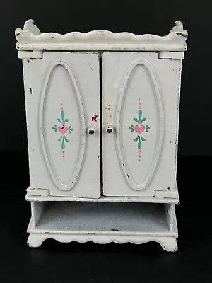 1980s The Littles Cast Metal Dollhouse Furniture By Mattel Armoire Doors Open • $11.99