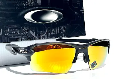 NEW Oakley Flak 2.0 XL Matte Black POLARIZED PRIZM 24K Gold Mirror Lens 9188-H0 • $158.88