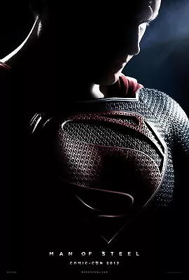 2013 Man Of Steel Movie Poster 11X17 Superman Clark Kent Henry Cavill Lois 🍿 • $12.83