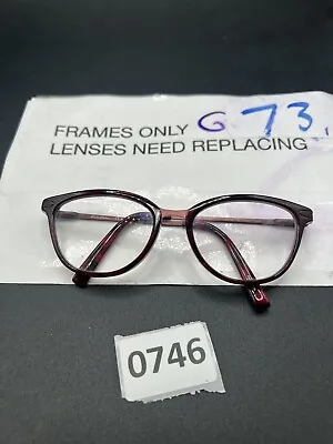 EDDIE BAUER EYEGLASSES FRAME EB32208 52-17 Red • $28.49