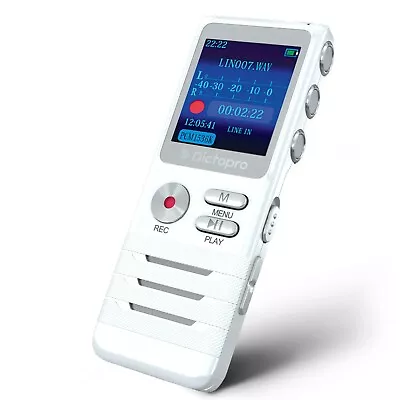 £42.82 • Buy DICTOPRO X100 Digital Voice Activated Recorder Portable Mini Tape Dictaphone 8GB