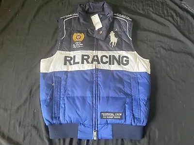 Polo Ralph Lauren USA Racing Puffer Vest Size • £64.99