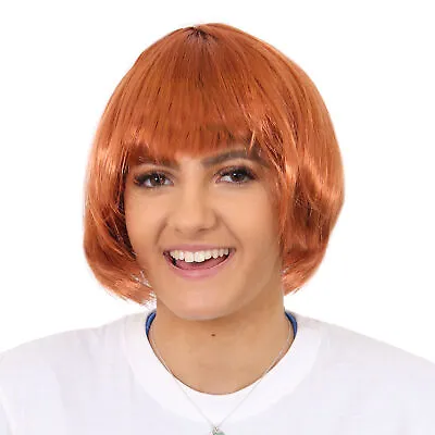 Ginger Short Bob Wig Fancy Dress Flapper Fashion Accessory Girl Run Babe Hair • £12.99