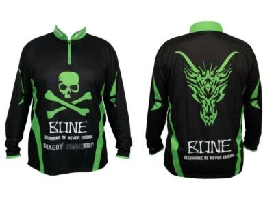 $47.95 • Buy Bone Drago Long Sleeve Fishing Shirt With Zippered Front