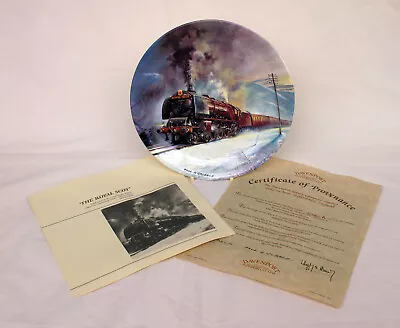 Set Of 4 Davenport Pottery  Great Steam Trains  Plates - 1988 Limited Edition • £19.99