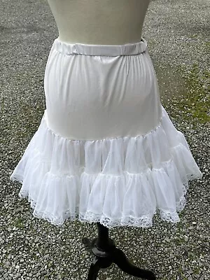 Square Dance Petticoat Crinoline White Small Soft • $30