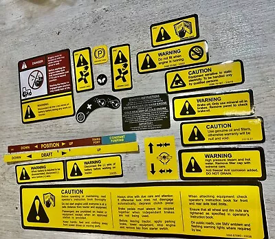 Massey Ferguson 300 Series Warning Decal Set Mf Tractor Stickers Transfers 390  • £23.50