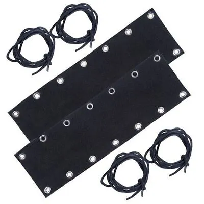 Motorcycle Vest Extenders Leather Side - Suede - 3 Sizes • $17.36