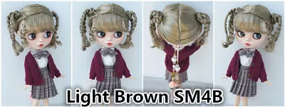 JD617 1/8 1/6 1/4 1/3 Long Braids BJD Wigs OB11 YOSD MSD SD Blythe Doll Hair • $23.79