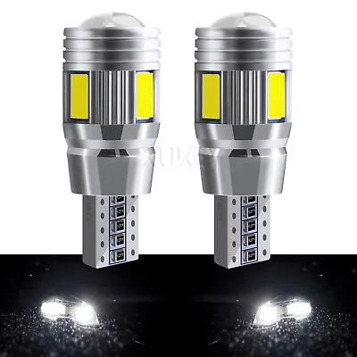 2x Canbus T10 LED SMD Car Side Wedge Parker Light White Globe Bulbs 194 168 W5W • $8.99