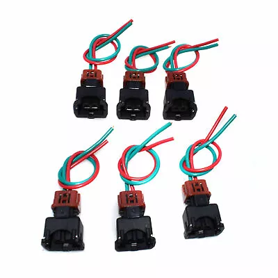 $15.30 • Buy Fuel Injector Connectors Pigtali HARNESS Plug 6Pcs For NISSAN 300ZX Maxima 3.0L