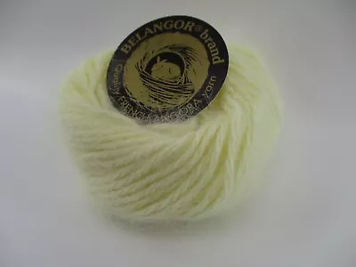 New BELANGOR 100% ANGORA Rabbit Fur SOFT Luxurious Yarn | 10Gr | 33Yds | Canary • $11.95