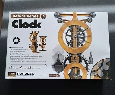 New Da Vinci Series Clock Academy Model #18150 NEW Open Box • $19.95