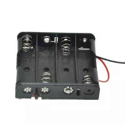 AA Battery Holder Case Box For 4pcs AA EN91 15A 1.5V Battery With 3  Wire Leads • $5.09