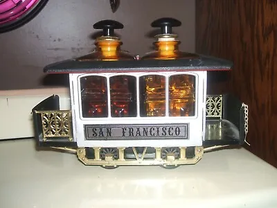 Vintage San Francisco Musical Trolley Car Decanter Price Imports • $25