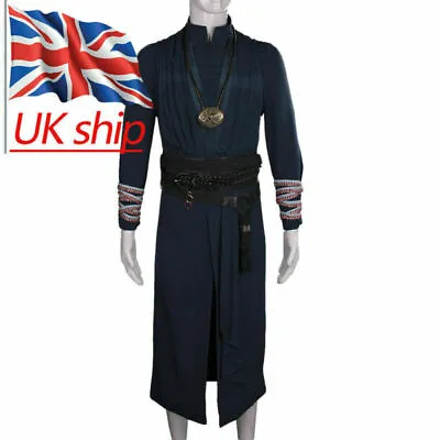 Cosplay Dr Doctor Strange Full Set Costumes Ring Eye Of Agamotto Necklace Belt • £67
