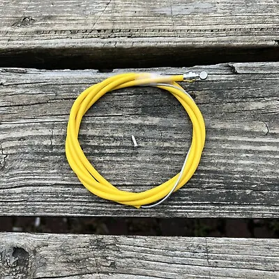 Old School Bmx Yellow Rear Brake Cable Fits Mongoose Californian & Others New • $10