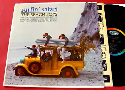 Beach Boys  SURFIN' SAFARI  1962 Capitol T-1808 Original Mono LP  VG++/VG++ • $50