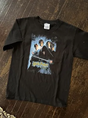 Vintage 2002 Harry Potter Chamber Of Secrets Movie Promo Sz Boy L Shirt RARE • $95