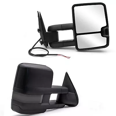 Manual Adjustment Tow Mirrors For 1999-2006 GMC Sierra Chevy Silverado 1500 2500 • $109.51