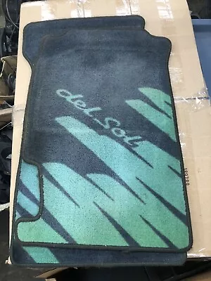 $475 • Buy Honda Oem Del Sol Zig Zag Floor Mats (Green) Rare EG2