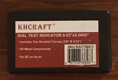 KHCRAFT Dial Test Indicator 0.03  X 0.0005  • $28