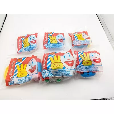 Fisher Price McDonalds Happy Meal Under Age Of 3 Toys 1997 SEALED Set Of 6 • $11.98