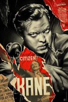 Citizen Kane - Poster Print - Martin Ansin Nt Mondo Orson Welles • £54.99