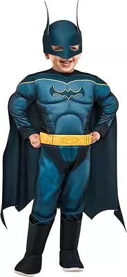 Toddler Batman Costume Superhero Fancy Dress Outfit • £16.87