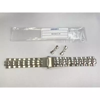 SEIKO M02M321J0 Watch Band Stainless Steel Bracelet 20mm Presage Silver New • $133.48