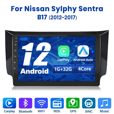 Car Stereo Radio For Nissan Sentra B17 2012-2017 Android SWC GPS Navi WIFI 1+32G • $129.99